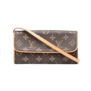 LOUIS VUITTON TWIN PM POUCHETTE MONOGRAM VINTAGE BUM PURSE CLUTCH EUC LV